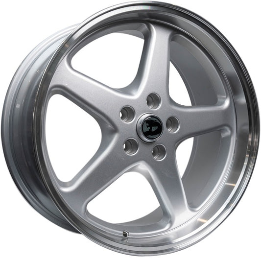 WALKY 20x9.5 - GLOSS SILVER MACHINED LIP