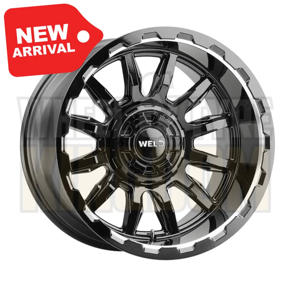 Weld Off-Road Gauntlet 20x10 5x114.3 & 5x127 -18 Gloss Black Milled