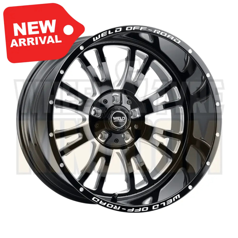 Weld Off-Road Slingblade 20x9 5x114.3 & 5x127 0 Gloss Black Milled