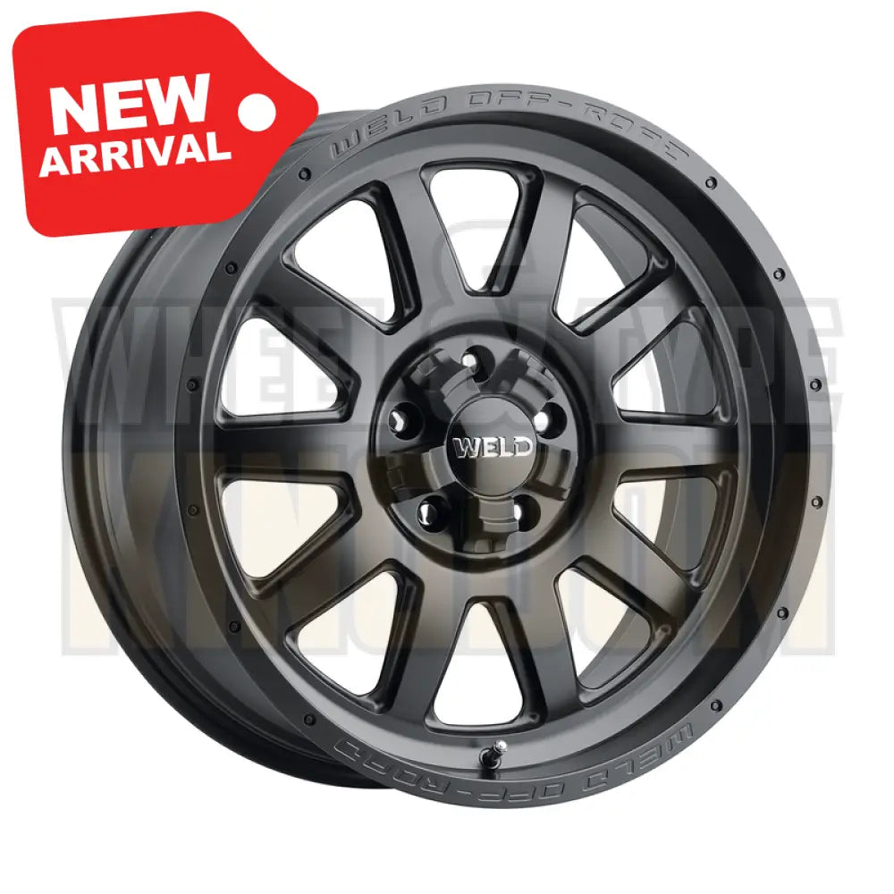 Weld Off-Road Stealth 17x9 5x114.3 & 5x127 -12 Satin Black