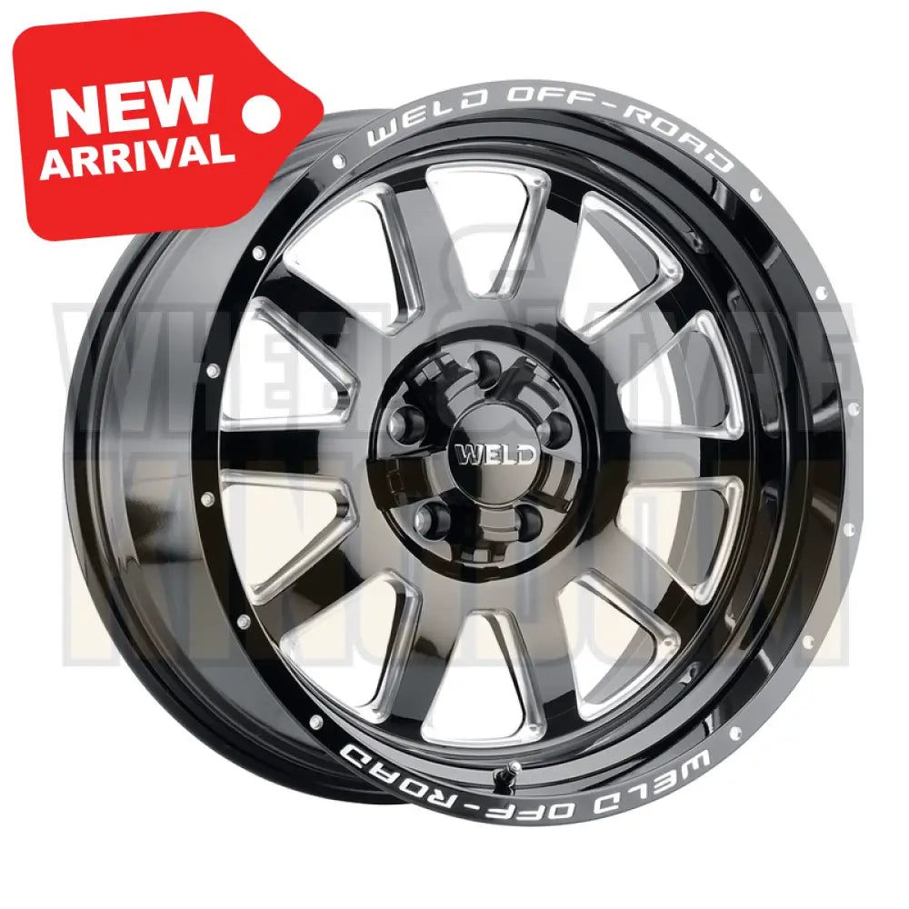 Weld Off-Road Stealth 18x9 5x114.3 & 5x127 -12 Gloss Black Milled