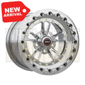 Weld Racing Full Throttle Beadlock 15x10 5x120 +51 Polished Center - Polished Shell