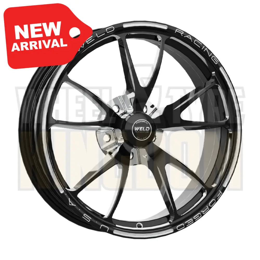 Weld Racing Full Throttle Frontrunner 18x6 5x120 +5 Gloss Black Milled