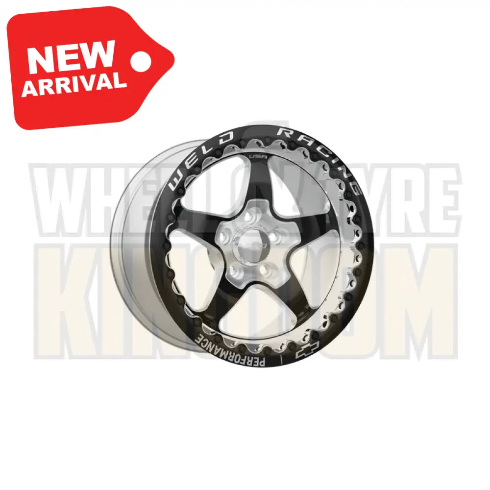 Weld Racing GM Alumastar 17x10 5x120 +43 Gloss Black Milled