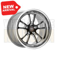 Weld Racing S70 17x7 5x120 +33 Black Center - Polished Shell