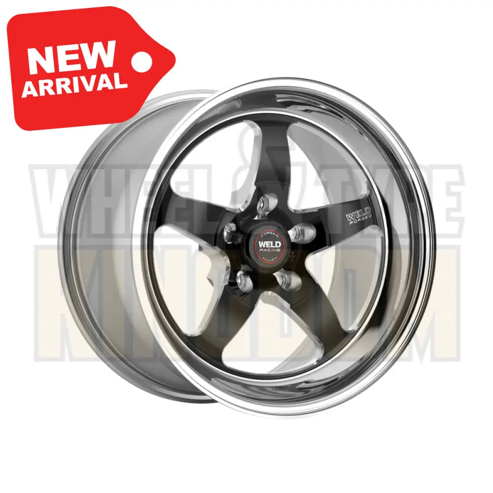 Weld Racing S71 18x10 5x120 +41 Black Center - Polished Shell