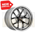 Weld Racing S76 17x10 5x120 +43 Black Center - Polished Shell