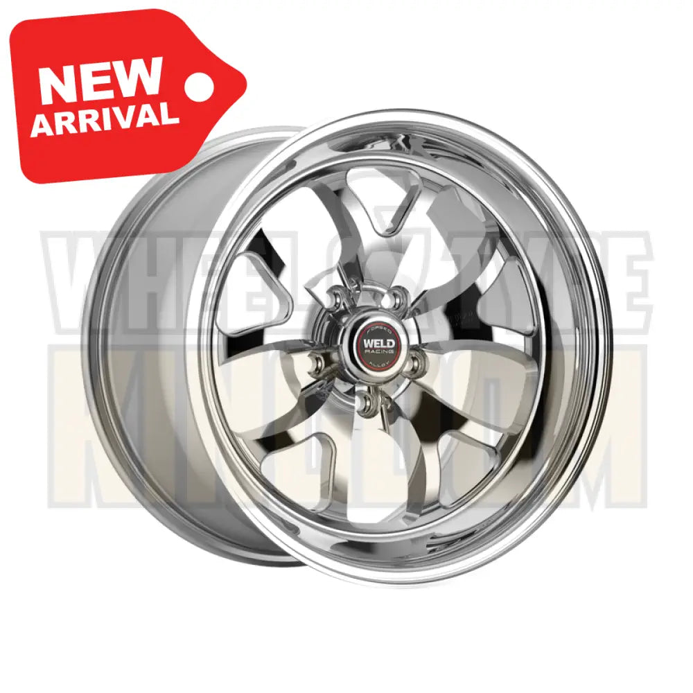 Weld Racing S76 18x8 5x120 +43 Polished Center - Polished Shell