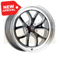 Weld Racing S76 18x8 5x120.65 +5 Black Center - Polished Shell