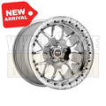 Weld Racing S77 Beadlock 15x9 5x114.3 +38 Polished Center - Polished Shell