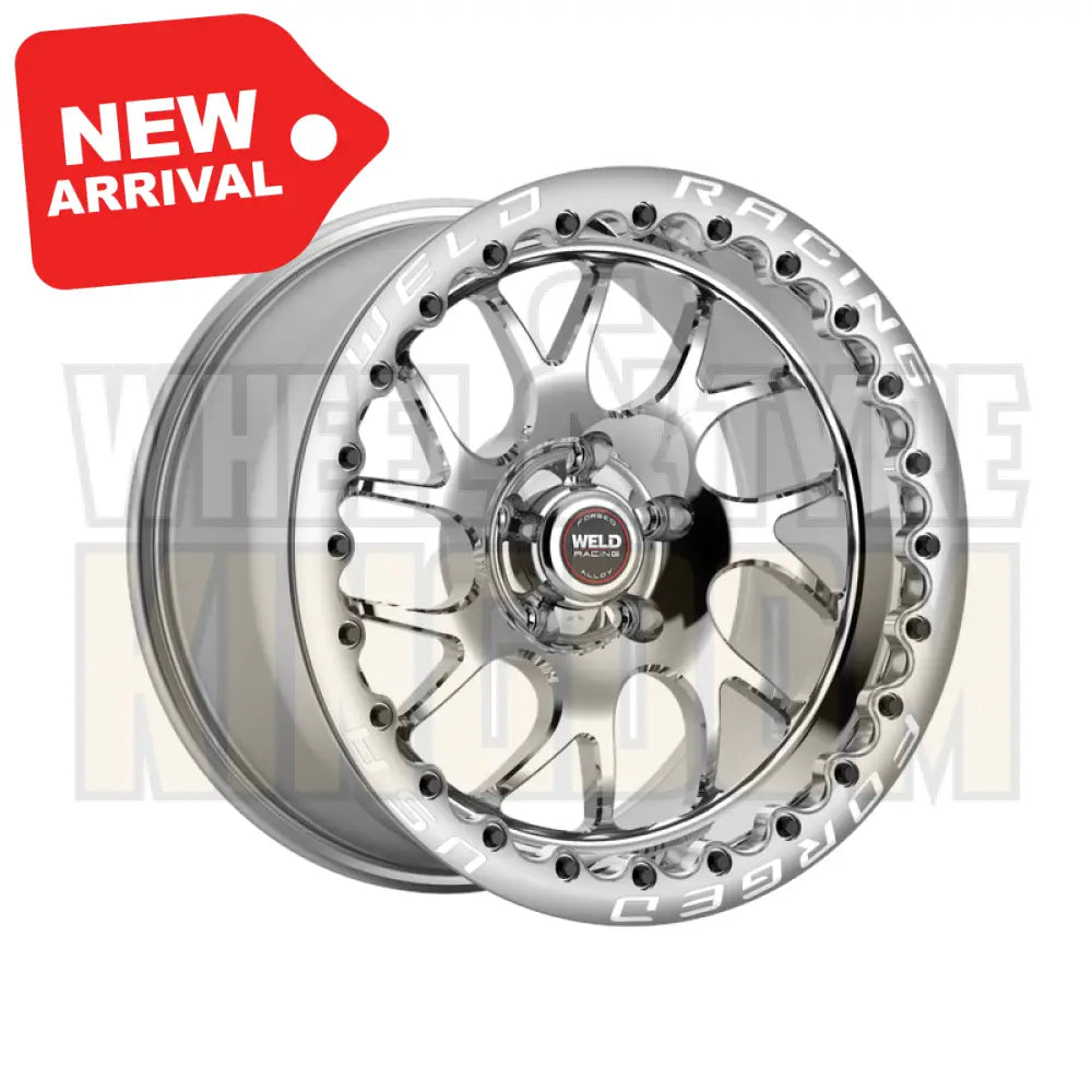 Weld Racing S78 Beadlock 17x10 5x120 +43 Polished Center - Polished Shell