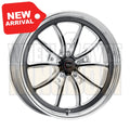 Weld Racing S80 17x5 5x120 +8 Black Center - Polished Shell