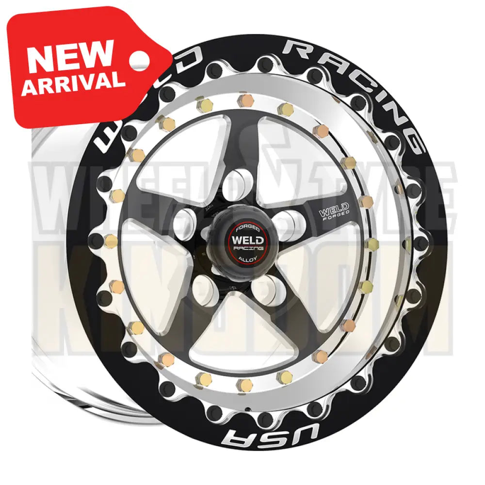 Weld Racing Weldstar Beadlock 15x8 5x120.65 Black Center - Polished Shell