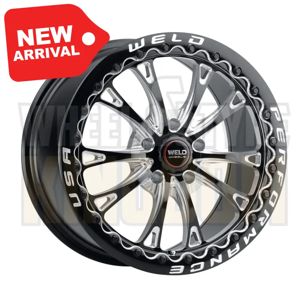 Weld Street Performance Belmont Beadlock 17x11 5x120.65 +43 Gloss Black Milled