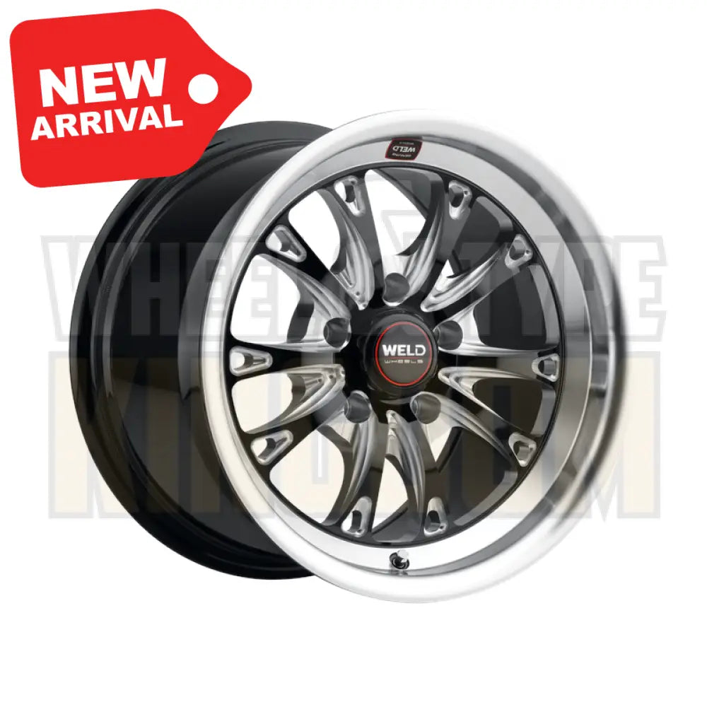 Weld Street Performance Belmont Drag 15x10 5x114.3 +48 Gloss Black Milled