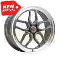 Weld Street Performance Laguna Street 20x12 5x120 +52 Gloss Gunmetal Milled