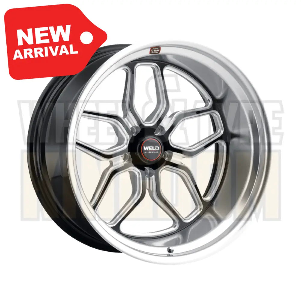 Weld Street Performance Laguna Street 22x10.5 5x120.65 +13 Gloss Black Milled