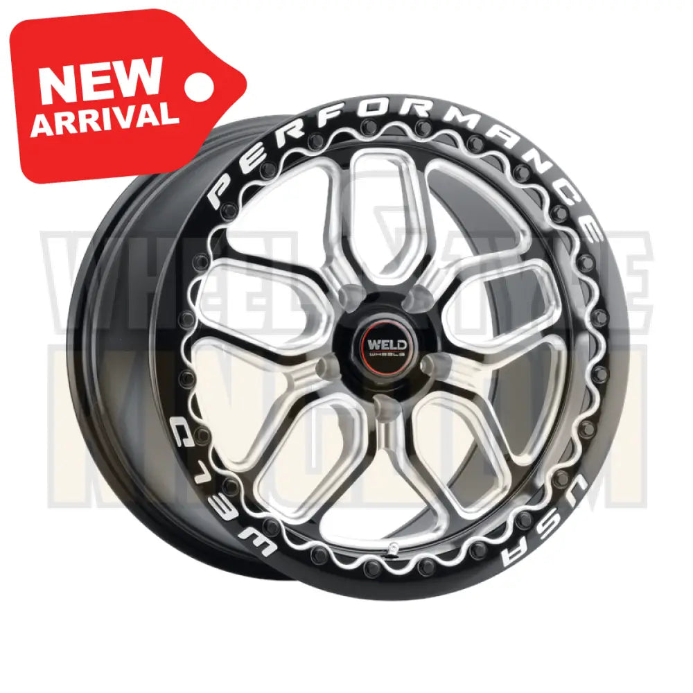 Weld Street Performance Laguna Beadlock 17x10 5x114.3 +25 Gloss Black Milled