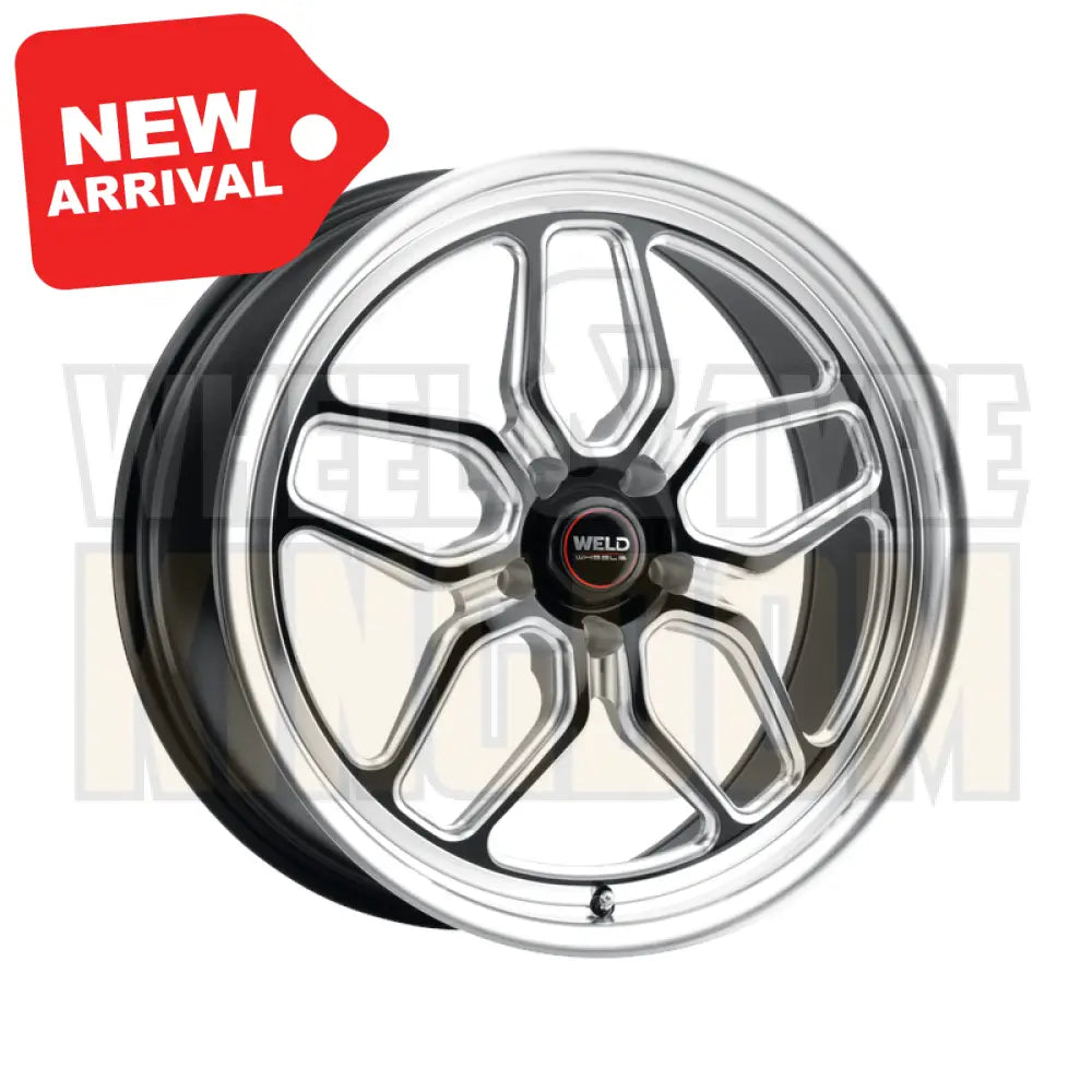 Weld Street Performance Laguna Drag 20x5 5x114.3 -38 Gloss Black Milled