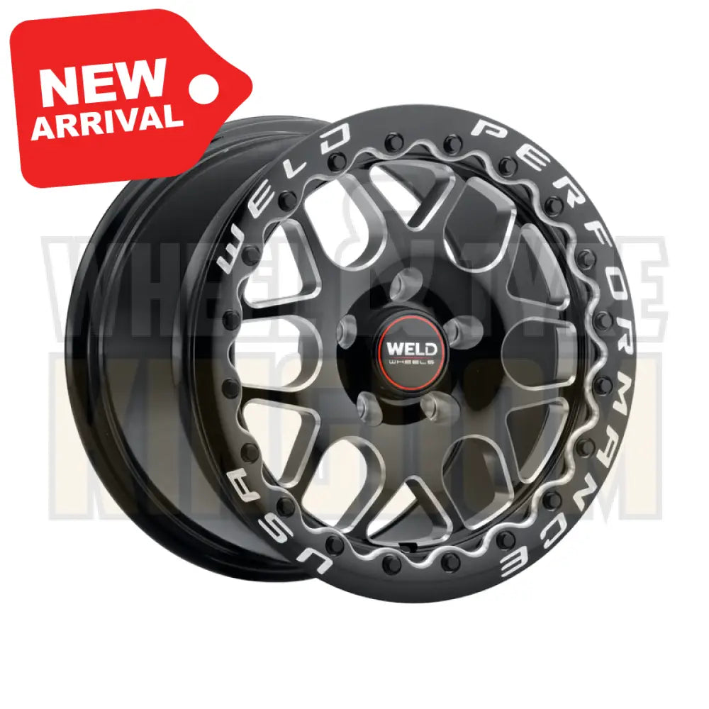 Weld Street Performance Solana Beadlock 15x10 5x120 +45 Gloss Black Milled