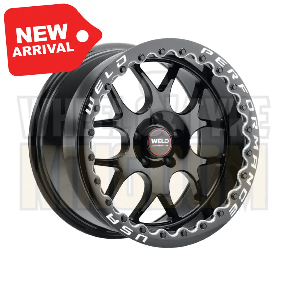 Weld Street Performance Solana Beadlock 18x10 5x114.3 0 Gloss Black