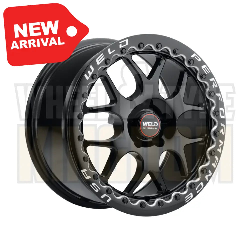 Weld Street Performance Solana Beadlock 18x10 5x114.3 +28 Gloss Black