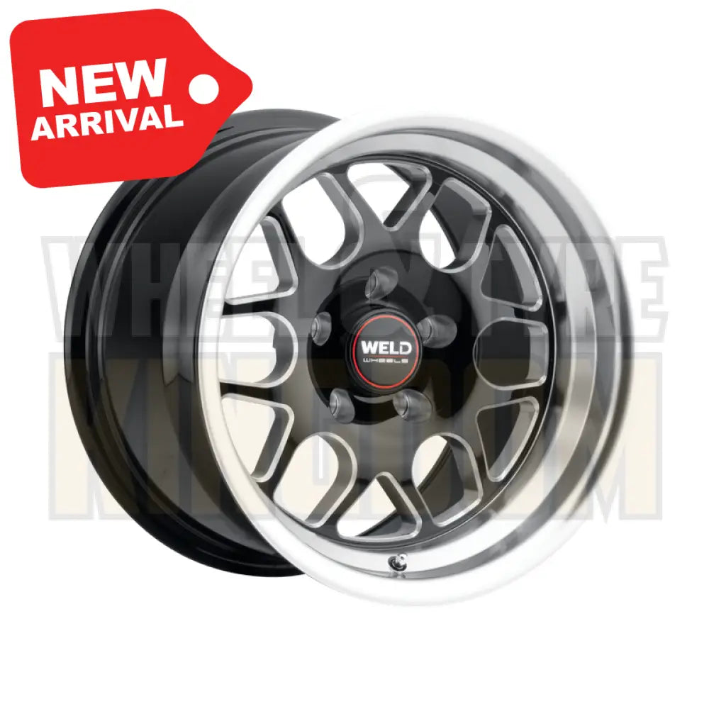 Weld Street Performance Solana Drag 15x10 5x120 +45 Gloss Black Milled