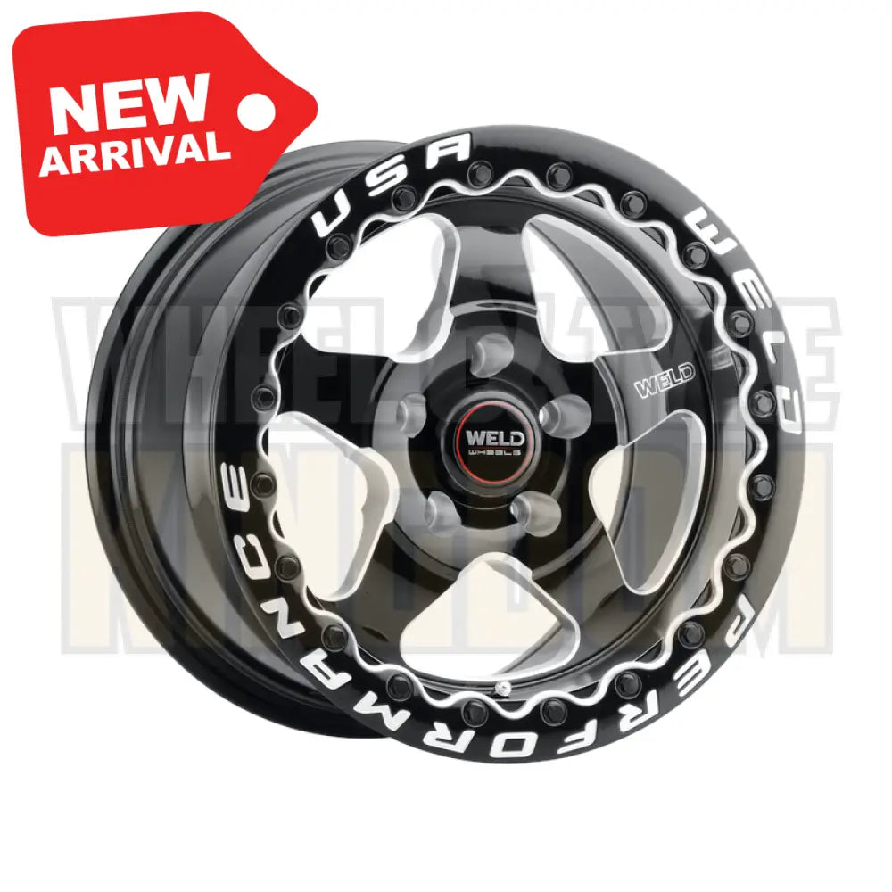 Weld Street Performance Ventura Beadlock 18x10 5x114.3 +29 Gloss Black Milled