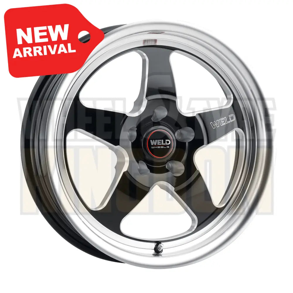 Weld Street Performance Ventura Drag 15x10 5x120.65 +45 Gloss Black Milled