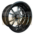 WIDOW 15x8 - GLOSS BLACK MILLED