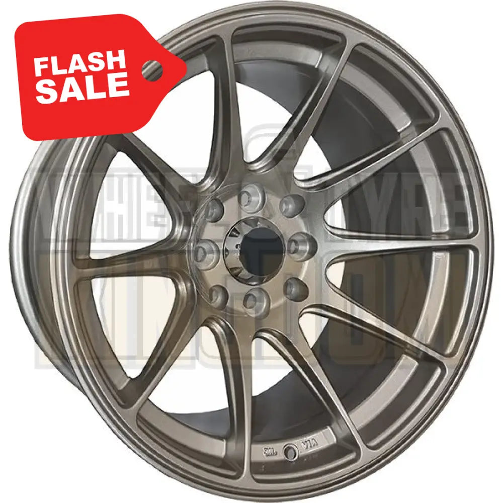 XR527 15x8.25 - TITANIUM SILVER